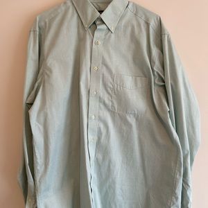 Men’s Club Room Dress Shirt - Regular fit -  16.5 36/37 - light green